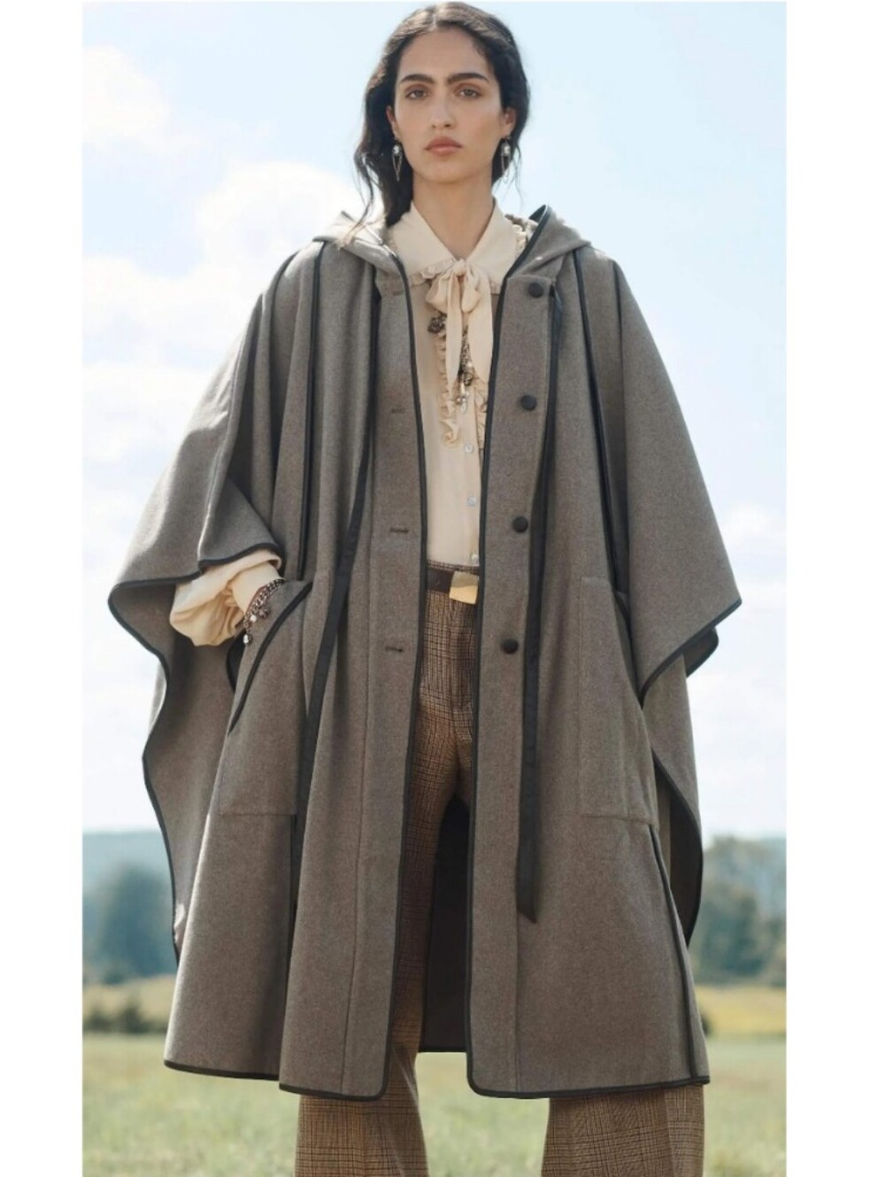 Zara Hooded Cape Sz XS-S